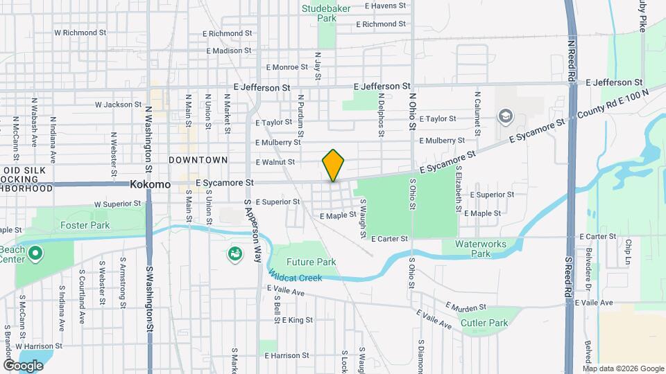 901 E Sycamore St, Unit 4 Mapa y Detalles de la Ubicación