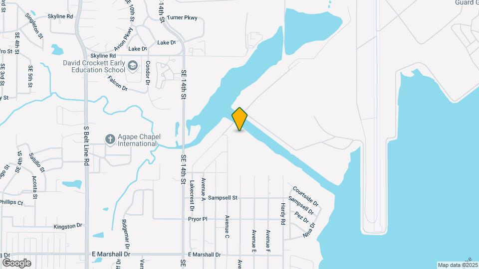 1327 Lakecrest Dr Map and Location Details