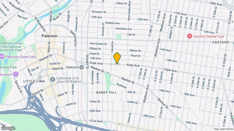 120-128 Park Ave Mapa y Detalles de la Ubicación