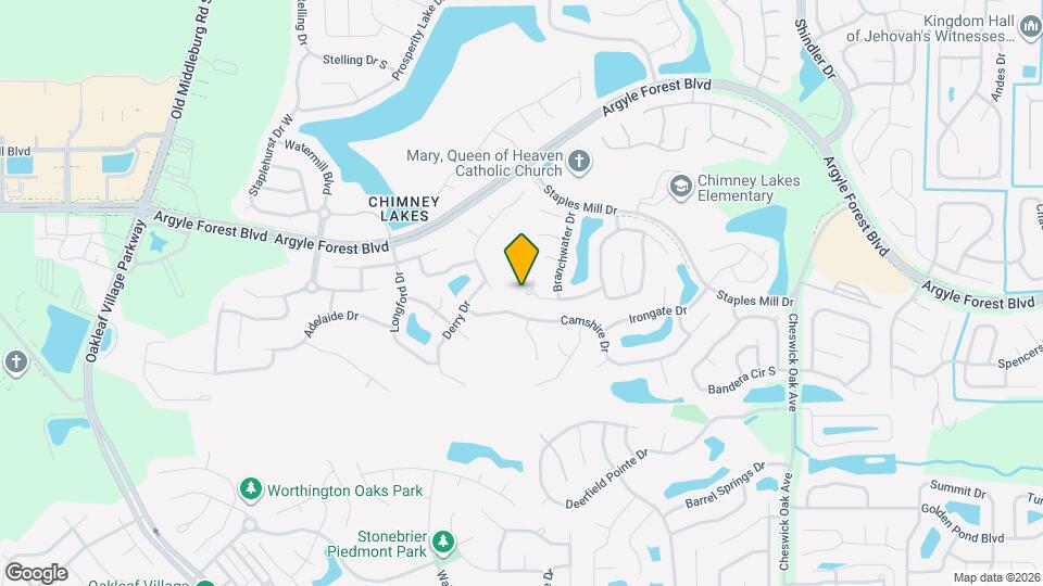 9122 Smoketree Dr Map and Location Details