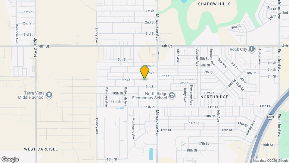 6521 8th St Map and Location Details