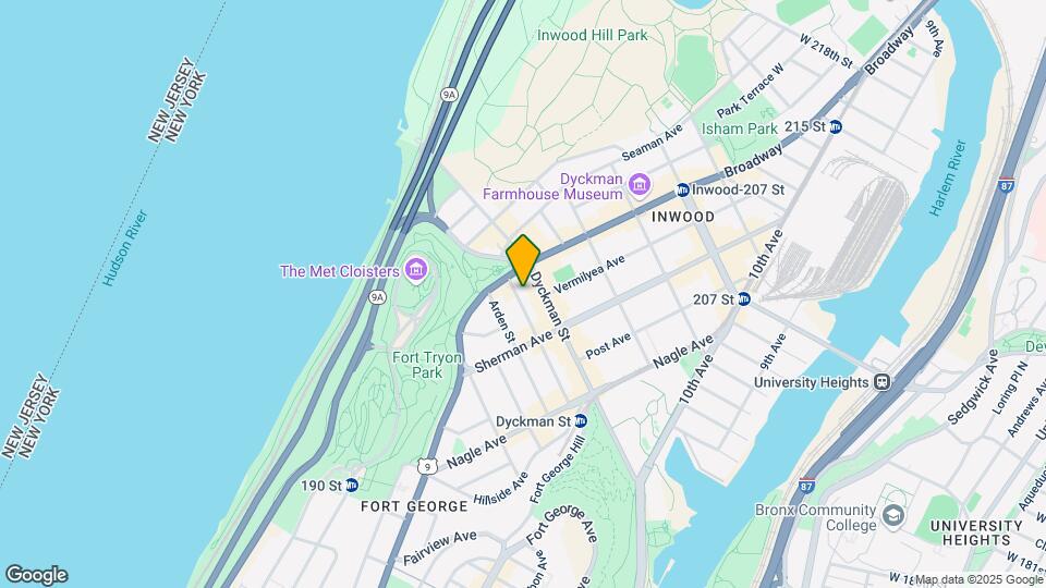 95 Thayer St Map and Location Details