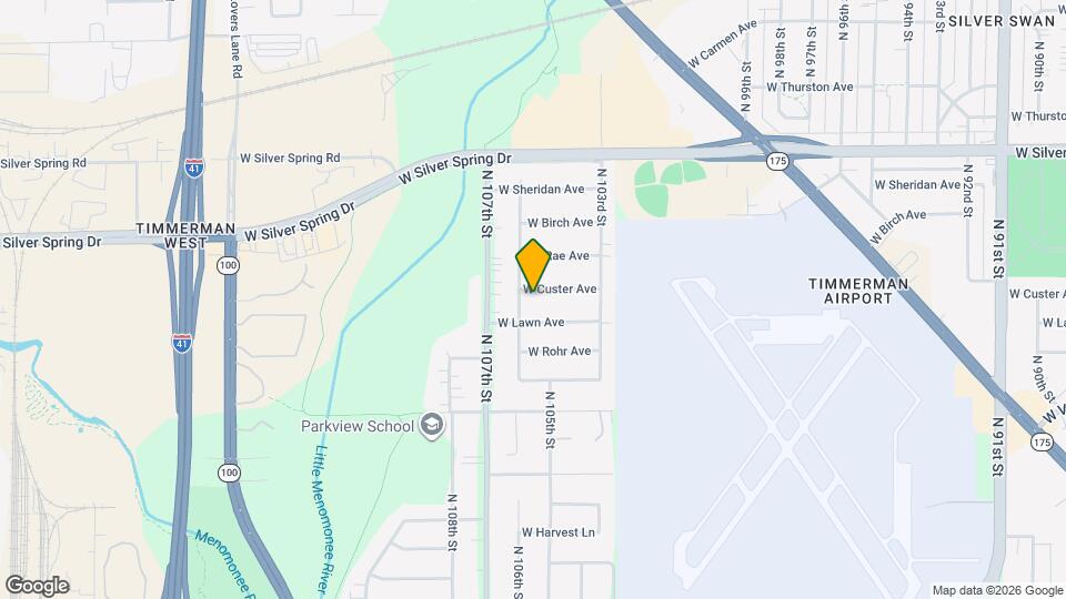 10525 W Custer Ave Map and Location Details