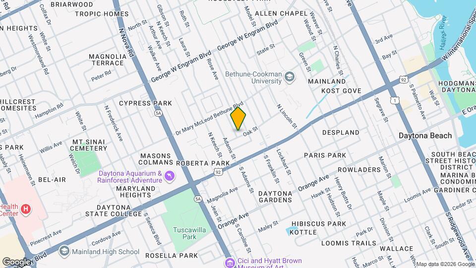 201 Desoto St Map and Location Details