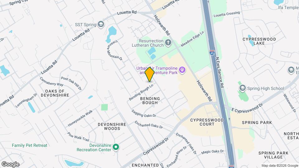 1807 Vernal Glen Cir Map and Location Details