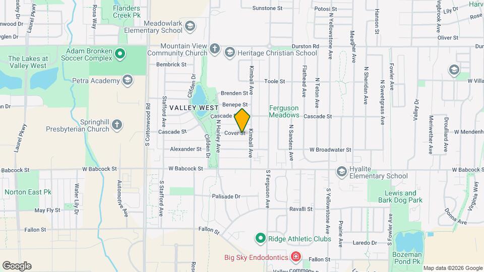 4234 Cover St, Unit C Map and Location Details