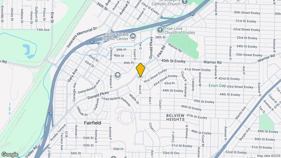 1520 41st St Map and Location Details