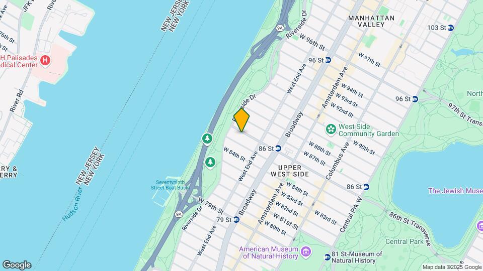 330 W 86th St Mapa y Detalles de la Ubicación