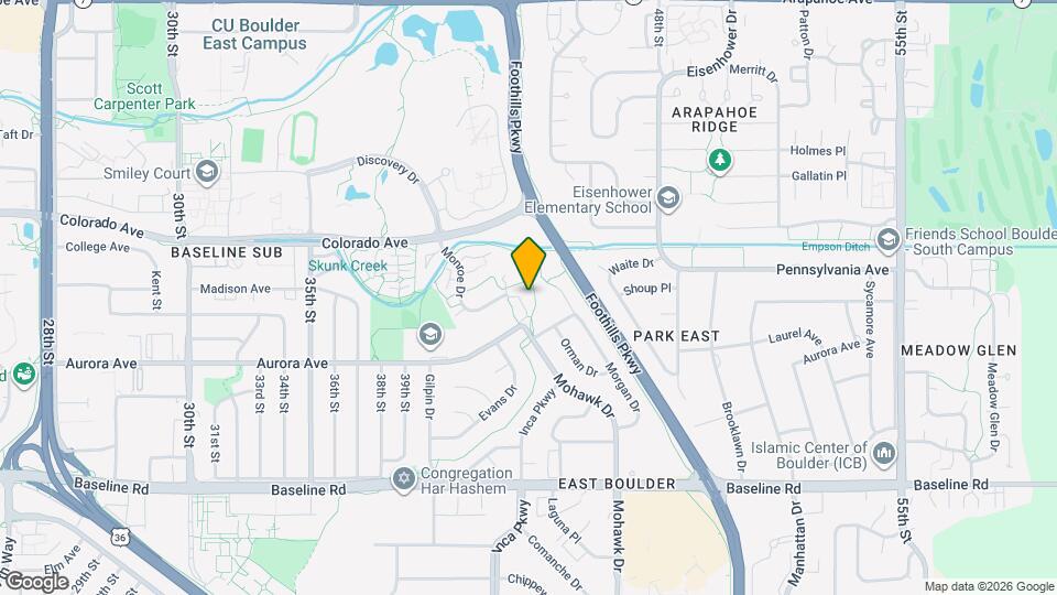 4340 Monroe Dr Map and Location Details