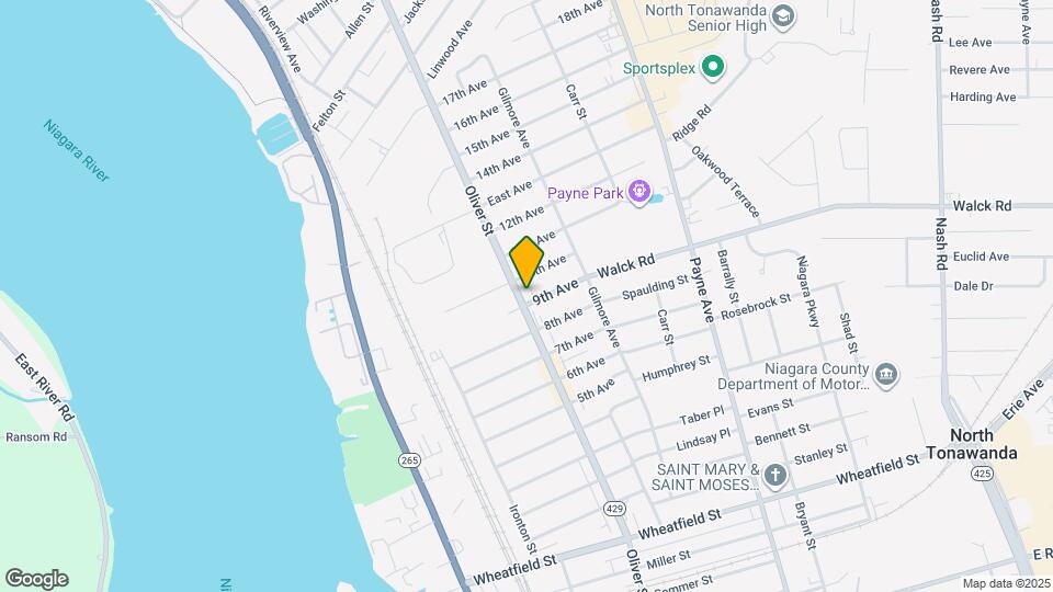 765 Oliver St Map and Location Details