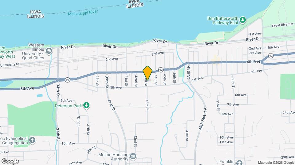 440 43rd St Map and Location Details