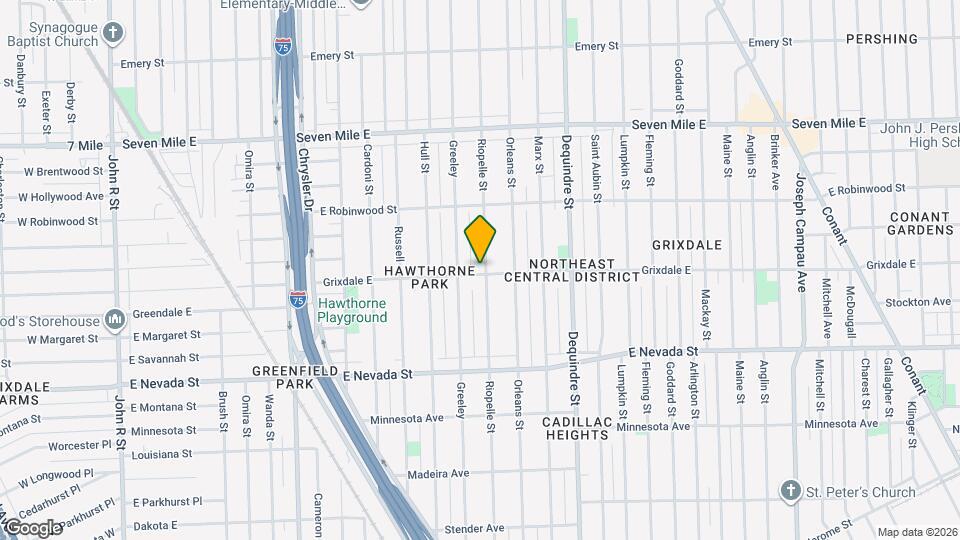 18503 Riopelle St Map and Location Details