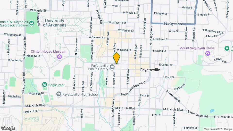 315 W Center St Map and Location Details