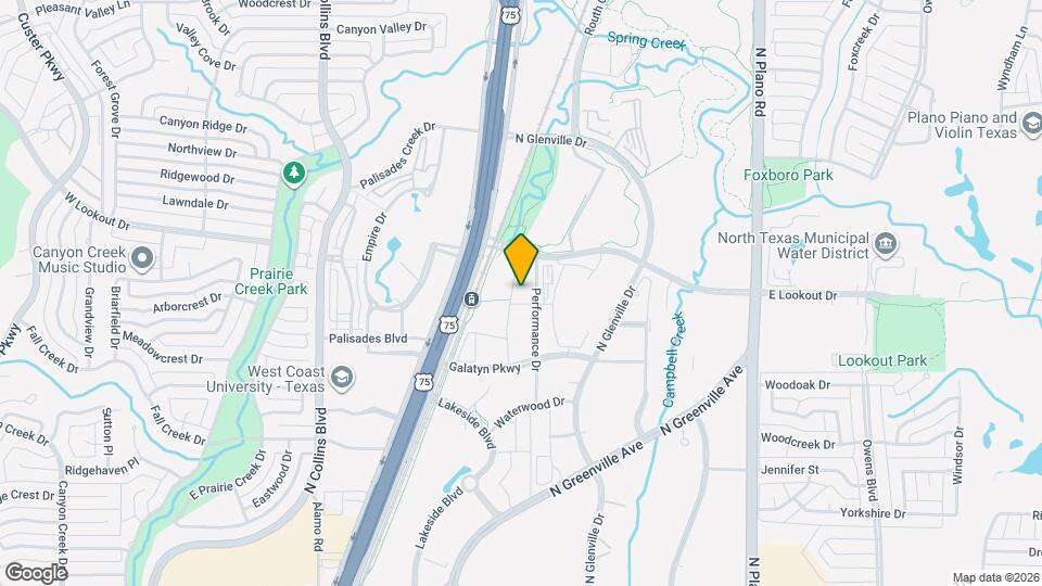 2351 Performance Dr Map and Location Details