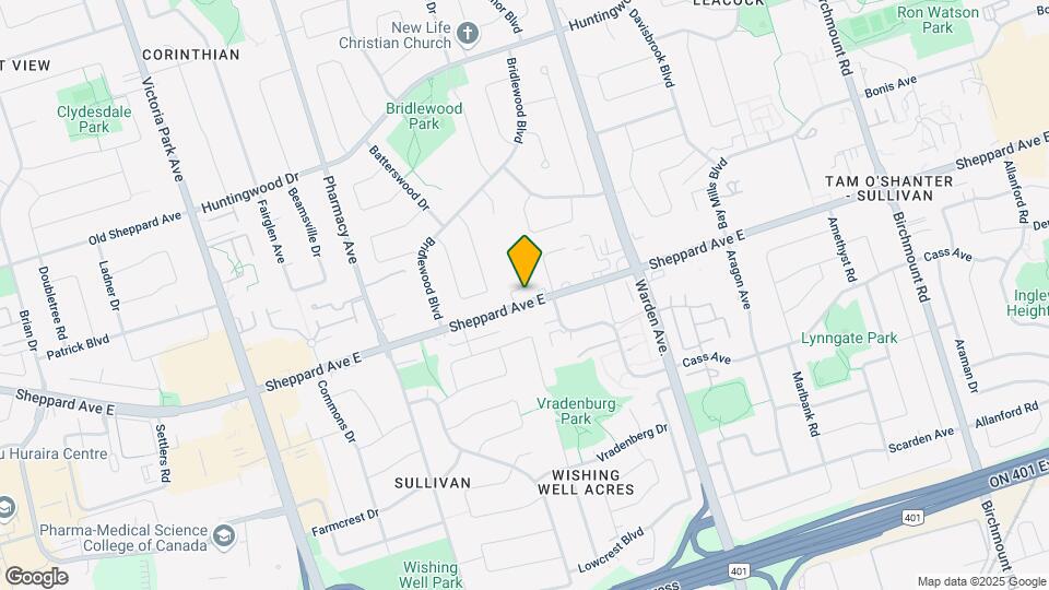 3220-3220 Sheppard Ave E Map and Location Details