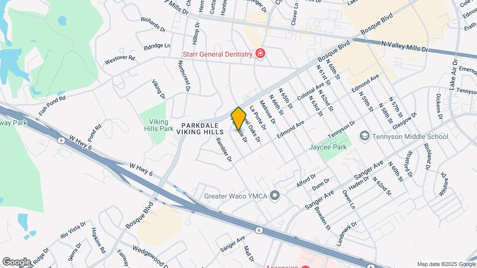 1218 Parkdale Dr Map and Location Details