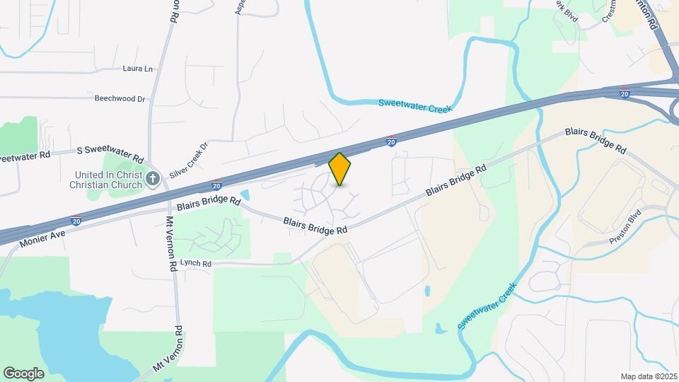 1600 Blairs Bridge Rd Map and Location Details