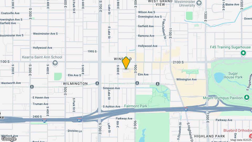 837 E Elm Ave Map and Location Details