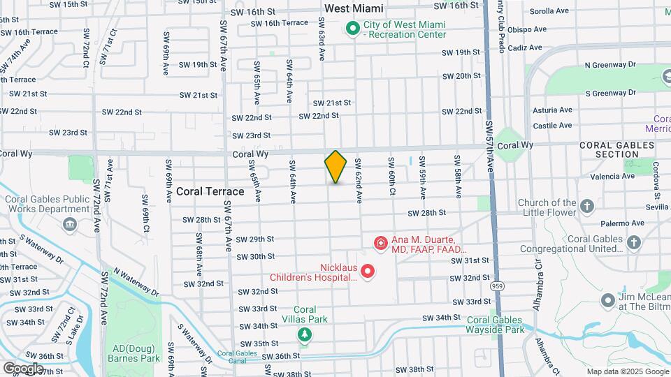 6284 SW 26th St Map and Location Details