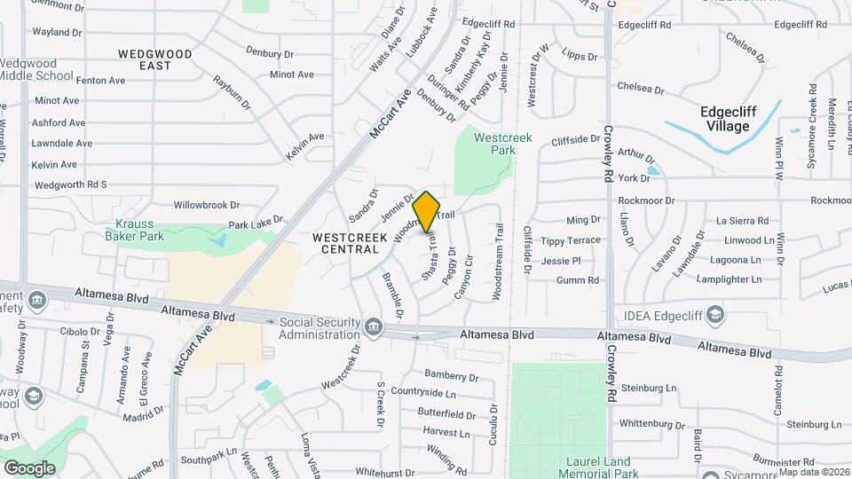 6316 Shasta Trail, Unit AR407 Map and Location Details