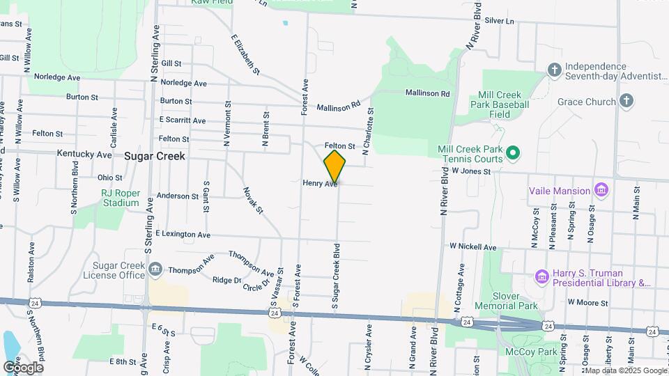 202-208 S Sugar Creek Blvd Map and Location Details