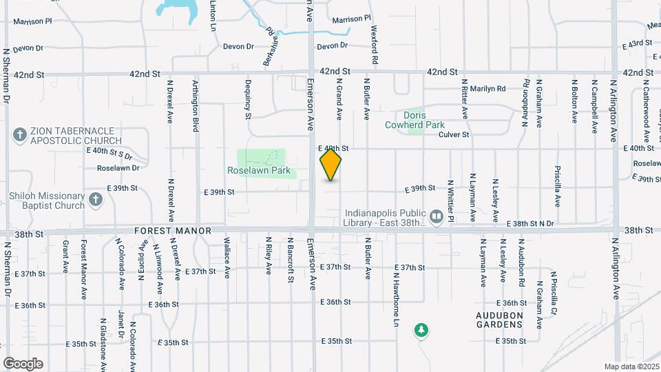 3904 N Grand Ave Mapa y Detalles de la Ubicación
