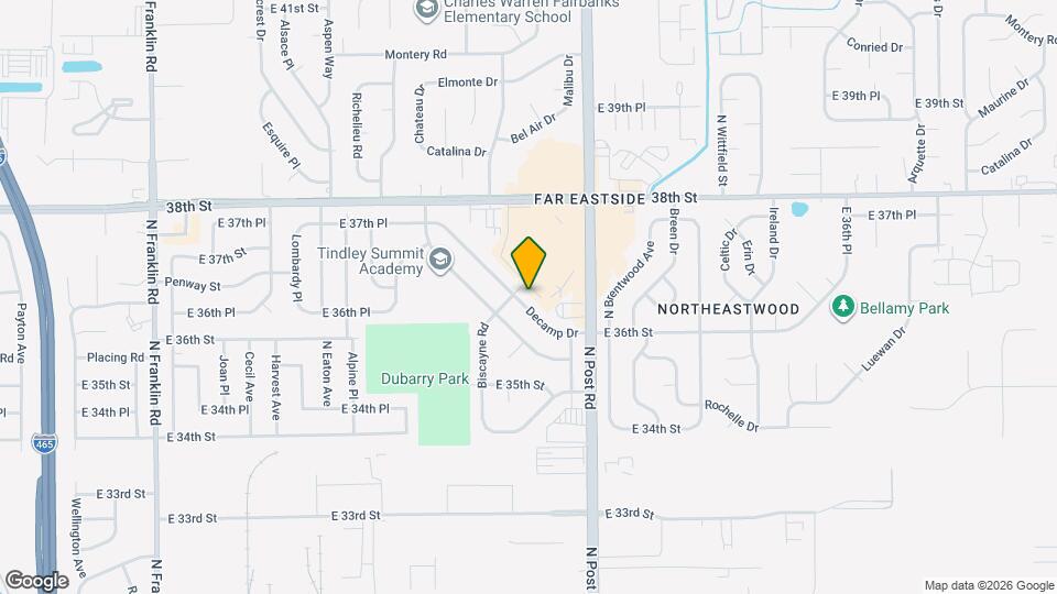 3631 Decamp Dr Map and Location Details