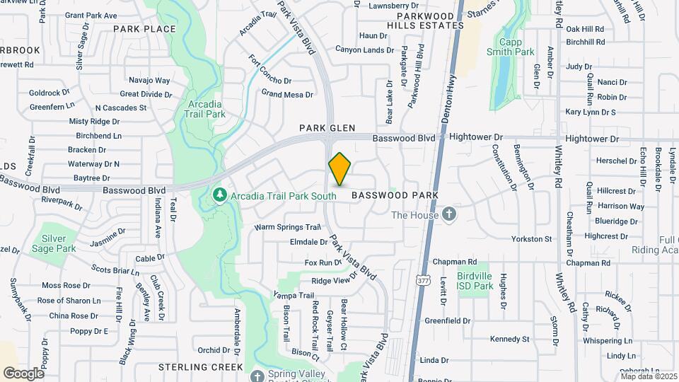 5412 Crater Lake Dr Map and Location Details