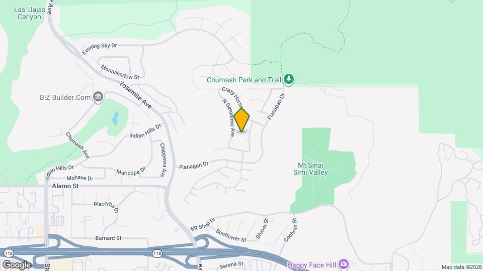 3017 Klamath Ave Map and Location Details