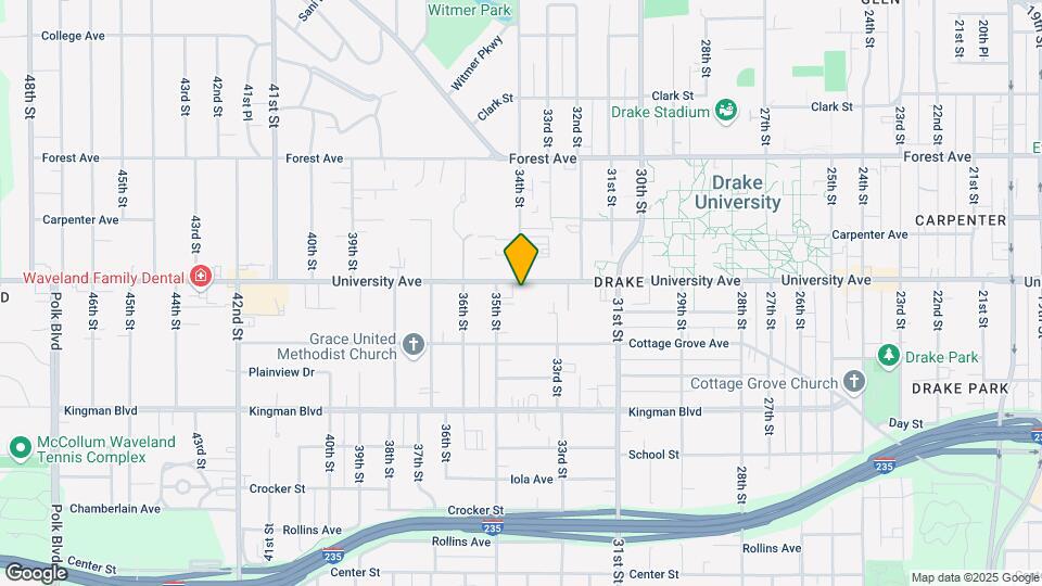 3330 University Ave Map and Location Details