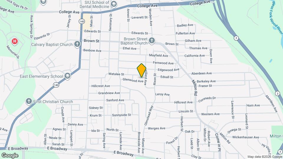 3024 Glenwood Ave Mapa y Detalles de la Ubicación