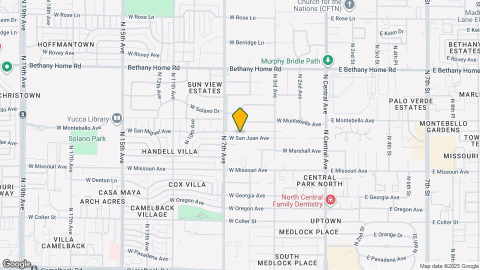 518 W San Juan Ave Map and Location Details