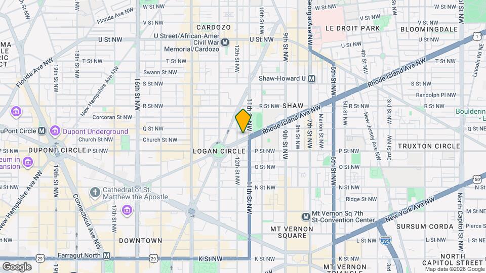 1107 Rhode Island Ave NW Map and Location Details