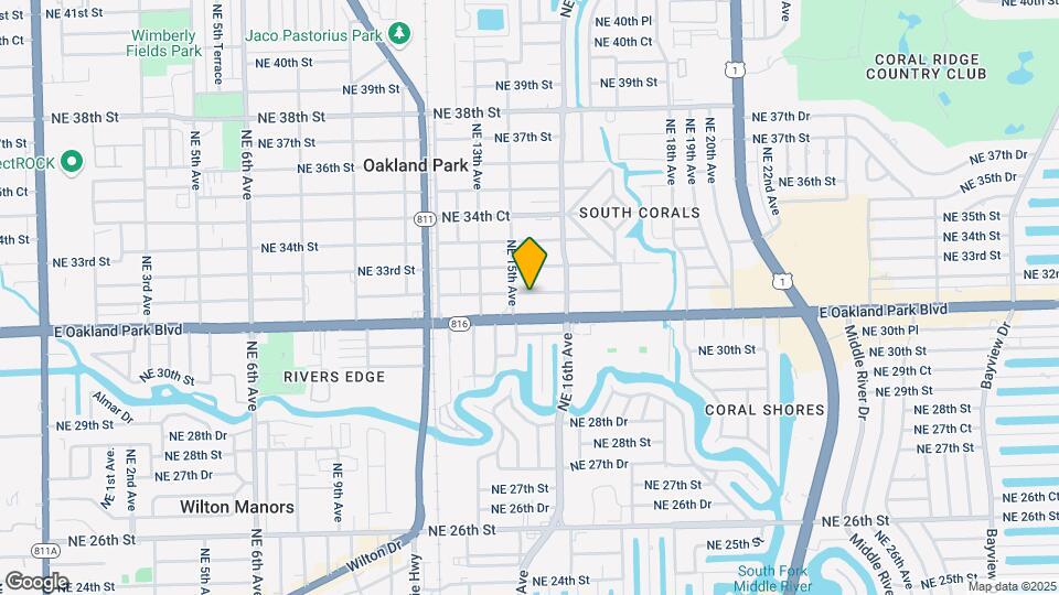 1528 NE 32nd St Map and Location Details