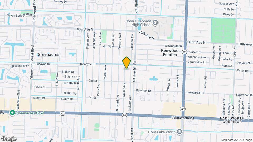 340 Walker Ave Map and Location Details