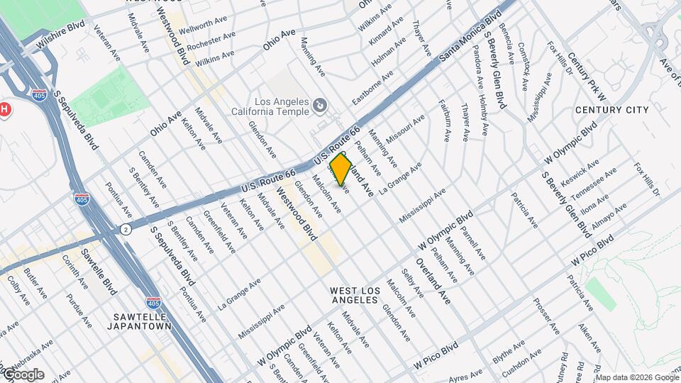 1923 Selby Ave, Unit 304 Mapa y Detalles de la Ubicación