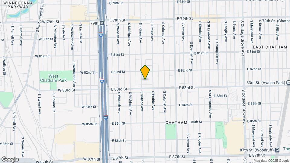 8233 S Indiana Ave Map and Location Details