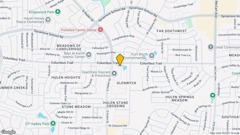 7904 Mosspark Ln Map and Location Details