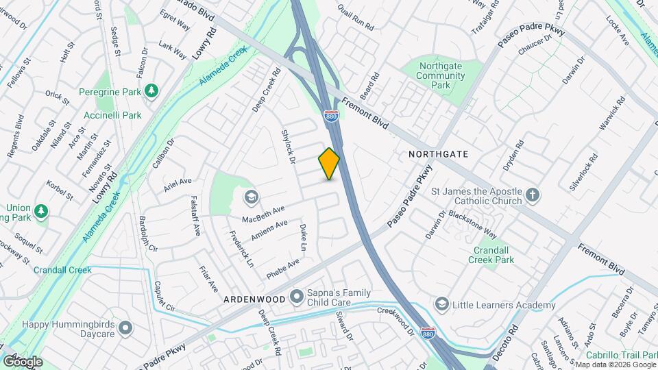 4485 Norocco Cir Map and Location Details