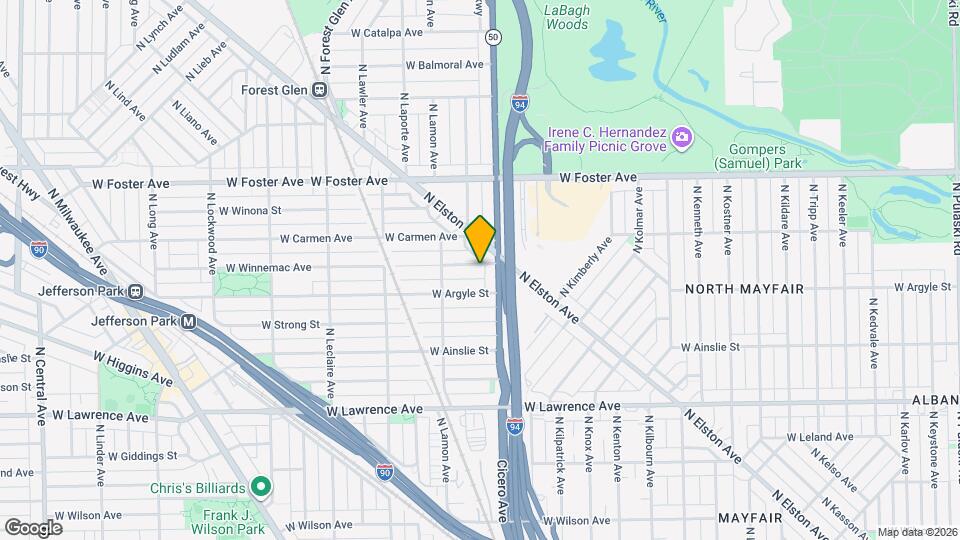 4819 W Winnemac Ave Mapa y Detalles de la Ubicación