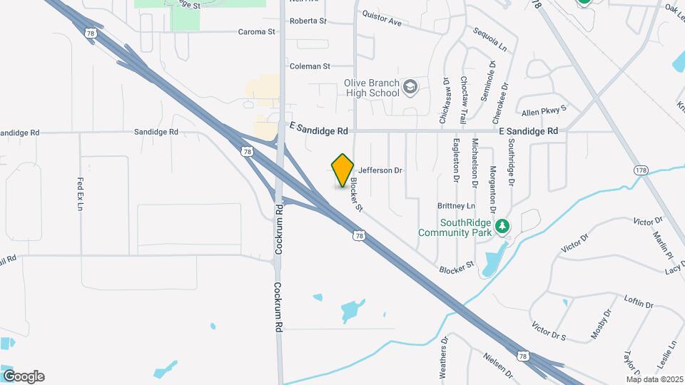 5808 Shiloah Cove S Map and Location Details