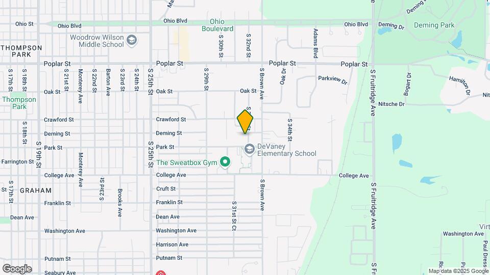 803 S 32nd St Map and Location Details