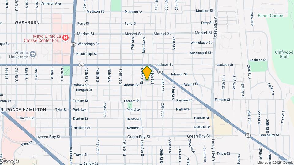 1815 Adams St Map and Location Details