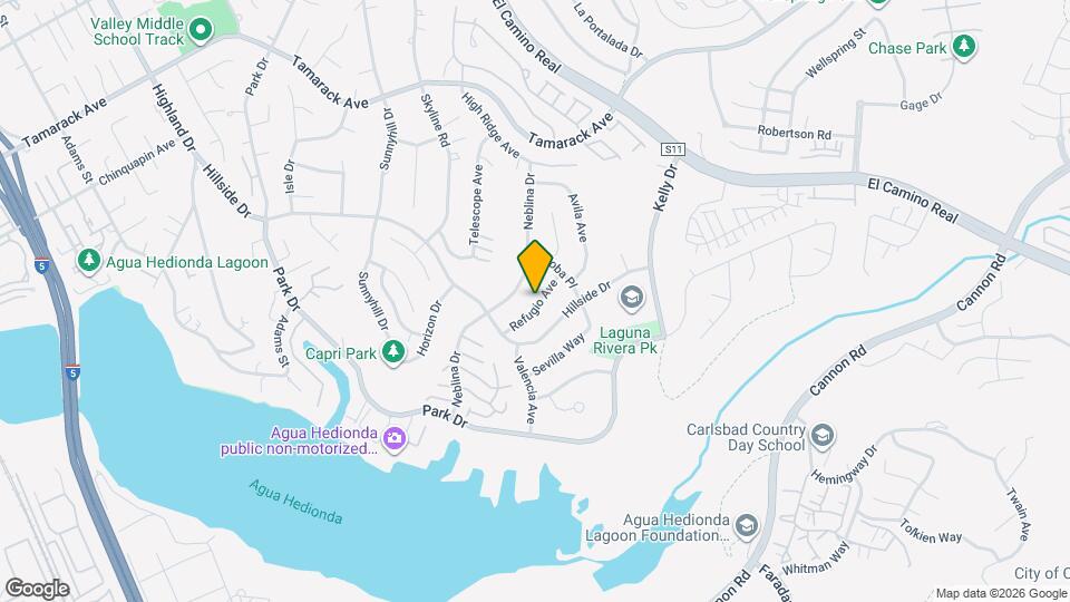 4816 Refugio Ave Map and Location Details