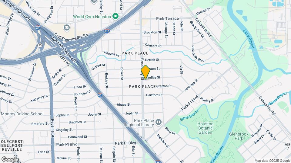 3307 Broadway St Map and Location Details