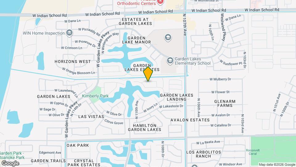 10925 W Ashland Way Map and Location Details