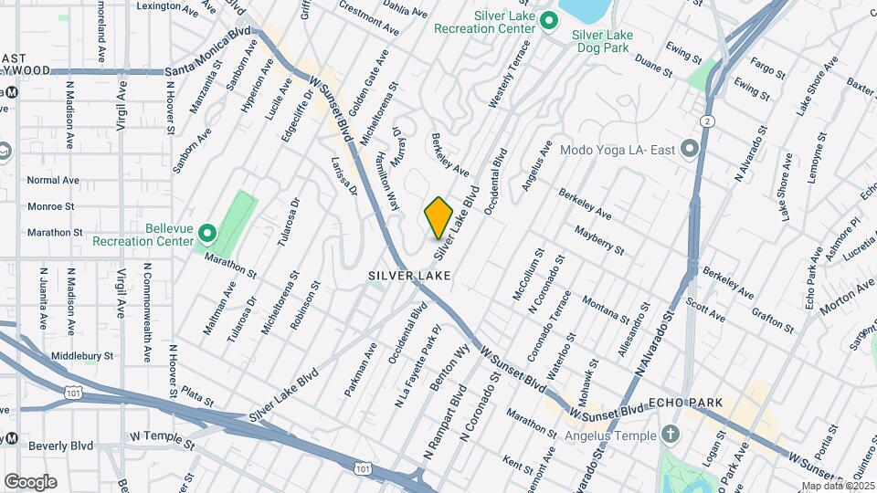 1329 Silver Lake Blvd Mapa y Detalles de la Ubicación