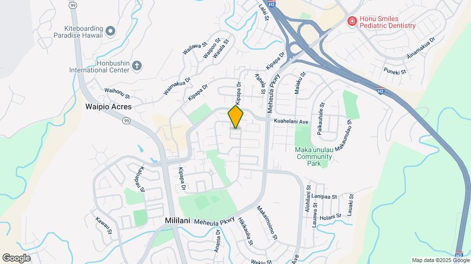 Mililani Town Houses Map and Location Details