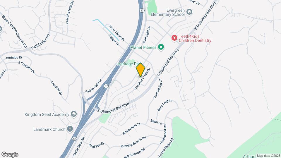 2973 Crooked Creek Dr Map and Location Details