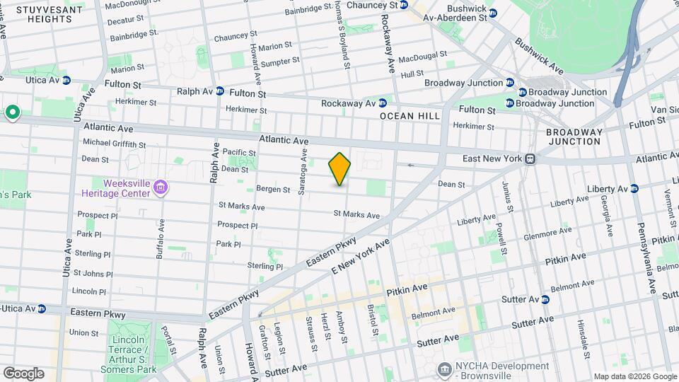 2001 Bergen St Map and Location Details